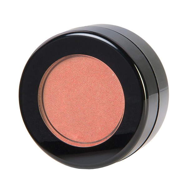 Image of Red Apple Lipstick Gotta Glow Blush a Slightly shimmery peachy pink blush shade. Shown for the Wedding makeup tips blog